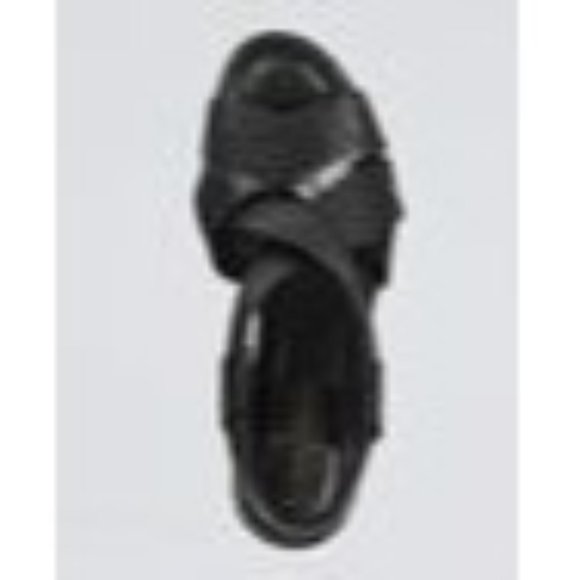 Cole Haan Nike Air Dinah Wedge Leather Sandal Size 7 1/2 - Picture 3 of 12